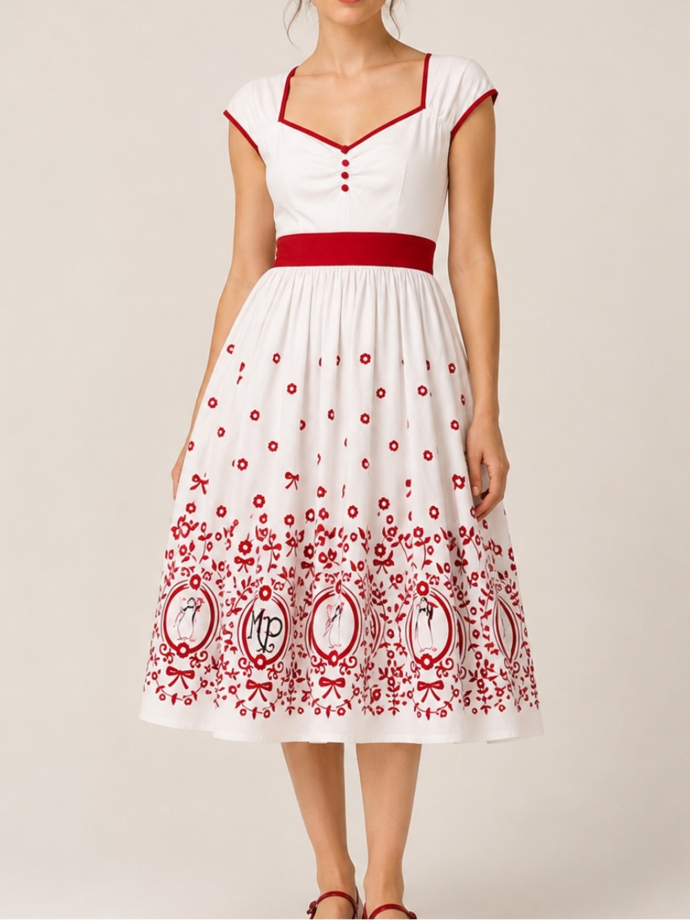 Disney Parks Mary Poppins Dress Fit & Flare Dress size XS